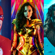 Grant Gustin as The Flash (DC); Gal Gadot as Wonder Woman (DC); Jason Momoa as Aquaman (DC)